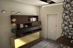 001. domowe biuro biale zlote czarne wenge home office white gold black wenge