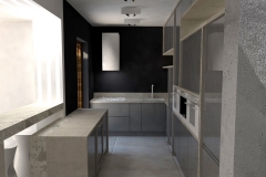 0001. Biało Szara Nowoczesna Kuchnia