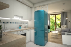 085.-kuchnia-biala-retro-angielska-tapeta-w-liscie-niebieska-lodowka-kitchen-white-vintage-english-wallpaper-leaves-baby-blue-fridge