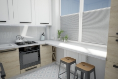 146.-mala-kuchnia-biala-czarne-uchwyty-czarny-piekanik