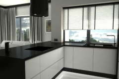 148.-czarno-biala-kuchnia-z-polwyspem-z-okapem-wyspowym-polysk-czarny-blat-nowoczesna