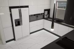 168.-czarno-biala-kuchnia-na-wysoki-polysk-z-polwyspem-okap-wyspowy-azurowe-hokery