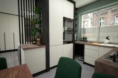 174.-kuchnia-ecru-zielony-czarny-loft