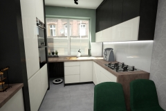 175.-kuchnia-ecru-zielony-czarny-loft