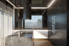 180.-kuchnia-biala-czarna-drewno-polysk-okap-wyspowy-granit