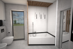 167.-lazienka-z-wanna-biala-drewno-szara-czarna-bathroom-tub-white-wood-grey