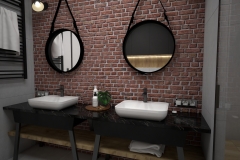 200.-lazienka-loft-cegla-drewno-granit-umywalka-nablatowa-czarne-baterie