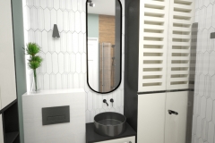 233.-mala-lazienka-drewno-zielony-czarny-bialy