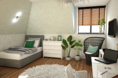 082.-pokoj-mlodziezowy-dla-dziewczynki-boho-zielony-zloty-szary-drewno