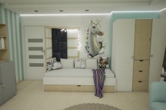 91.-pokoj-nastolatki-z-jednorozczem-mietowy-drewno-bez-biel-rattanowe-krzeslo