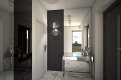 028. przedpokoj glamour chrom marble carrara hall