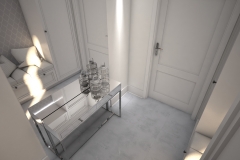 033. przedpokoj glamour poduszki tapicerowanie lustro