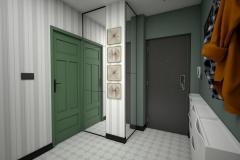 041.-przedpokoj-zielony-lustra-paski