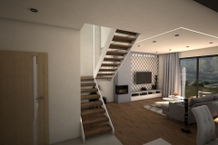 067. salon beton jodelka drewno skandynawski styl bialy przytulny livingroom conrete heritagebone wood scandynavian style white cozy