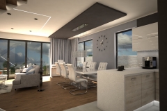 068. salon beton jodelka drewno skandynawski styl bialy przytulny livingroom conrete heritagebone wood scandynavian style white cozy