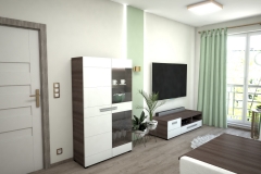 129.-salon-drewno-kawowe-truflowe-drzwi-porta-zloto-bialy-stol-zielony-biale-krzesla-tapicerowane