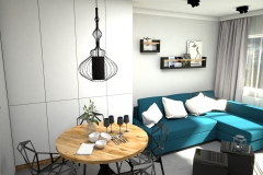 141.-salon-scianaka-telewizyjna-czarne-lamele-lampy-novodworski-turkusowy-naroznik