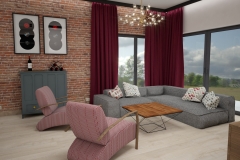 147.-salon-bordowy-zielony-misz-masz-drewno-cegla