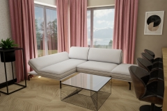 155.-salon-drewno-rozowe-zaslony-biala-kanapa-lamele-pomaranczowy