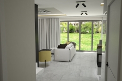 174.-czarno-bialy-salon-zolty-akcent-hexagony-biale-linie-plytki-na-podlodze-led