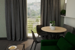 186.-salon-loft-w-malym-mieszkaniu-zielen-butelkowa-drewno-czern-lamele-zloto