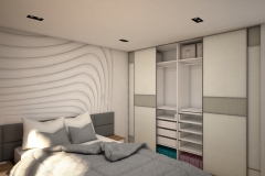 0021. sypialnia jasna biala szary brudny roz drewno tapeta 3d bedroom light white grey pouder pink wood wallpaper 3d