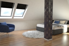 063.-sypialnia-drewno-tapeta-zloty-granatowy-bialy-polysk-czarny-polysk-sufit-napinany