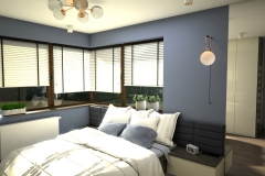 069.-sypialnia-niebieska-szafy-w-polysku-ciemne-drewno-zlote-dodatki