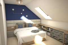 079.-sypialnia-granat-szarosc-drewno-z-miejscem-do-czytania-fotel-uszak-tapicerowanie