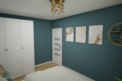 084.-sypialnia-turkus-z-biela-zloto-plakaty-szafa-duze-lozko-lustra