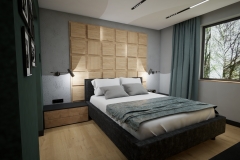 095.-sypialnia-drewno-butelkowazielen-sciana-z-paneli-drewnianych-led