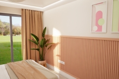 110.-sypialna-boho-kolor-terakota-kremowe-meble-toaletka-lozko-muszla-lamelowa-boazeria