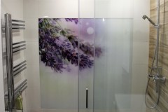 0030.  realizacja lazienka prowansalska bialo fioletowa z drewnem lawenda realisation bathroom lavender white wood purple violet